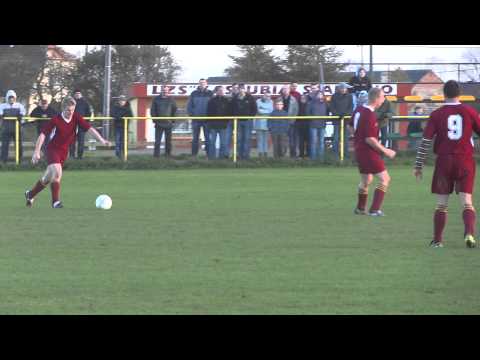 LZS Kłos Werblinia - Kaszubia II Starzyno - Kłos Werblinia (rzut wolny Labuddy)