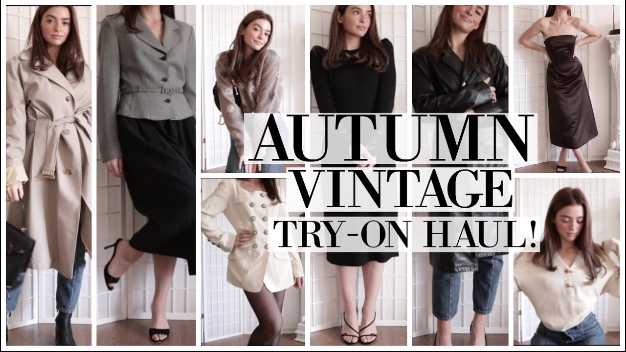 AUTUMN TRY ON HAUL! Vintage Fashion