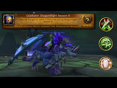 Season 4 Gladiator ACHIEVED! (SMOKE BOMB CLEAVE IS INSANE)