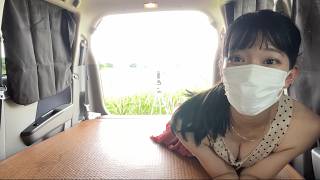 ミニスカ女子キャンパー　日本一周ゴール　#camping #キャンプイン