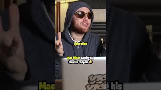 Mac Miller Names His Favorite Rappers 😂