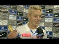 Alan Smith after a Man of the Match performance for Leeds against Manchester United