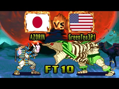 Darkstalkers 3 [Vampire Savior] - AZORIN (JPN) VS (USA) GreenTea321 [vsavj] [Fightcade] [FT10]
