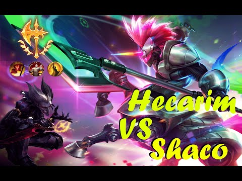 HECARIM vs SHACO (JUNGLE) | 17/2/6 , EUW v11.14