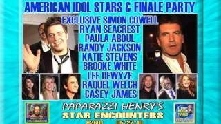 AMERICAN IDOL STARS & PARTY Paparazzi Henry's Star Encounter