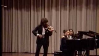 Chamber Music sample: Amanda Virelles piano Evgeny Bushkov violin Beethoven violin sonata C minor