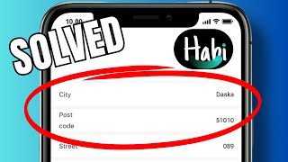 How to set your postal code on Habi