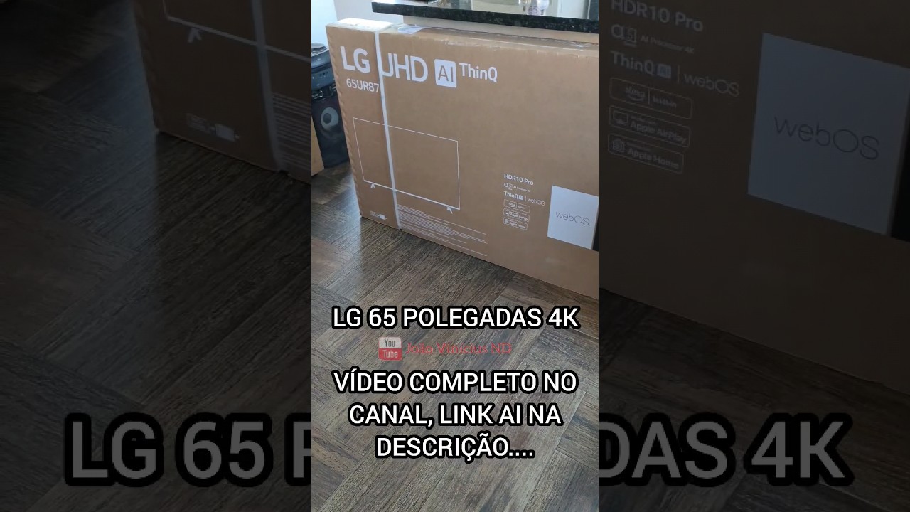 Miniatura da avaliação em vídeo de Smart TV LG 65AU801 65 Polegadas 4K UHD
