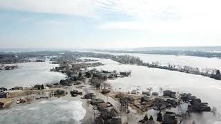 2019 Mar 17   Bellevue NE flooding   West side of Chris and Hanson Lakes