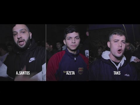 🔥 A.SANTOS vs AZETA vs TAKS 🔥 - PRIMERA RONDA // BATALLA DE CANCIONES