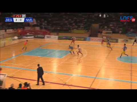 Gol Buitre (4-0) en el Naturpellet Segovia - Cidade de Narón. 2Div, J25. LNFS