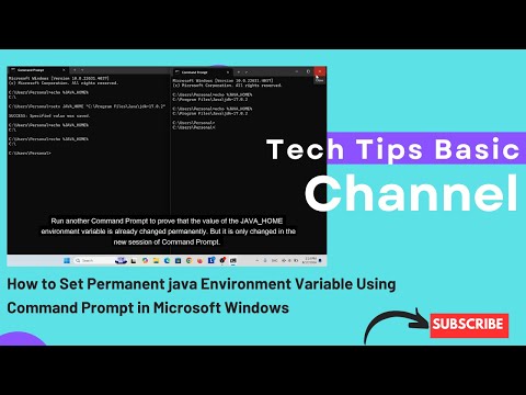 How To Set Permanent Java Environment Variable Using Command Prompt In Microsoft Windows Tips Java