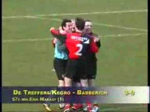 Erik Makaay (Treffers) scoort tegen Babberich 20070318