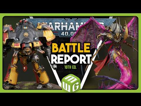 NO STEP ON SNEK! | Imperial Knights vs Emperor's Children Warhammer 10th Edition Battle Report Ep 86
