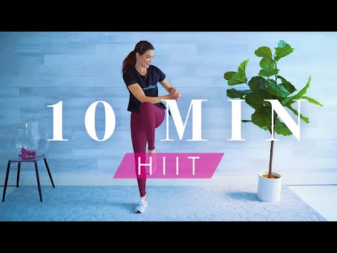 10 Minute Low Impact HIIT Workout for Beginners & Seniors thumbnail