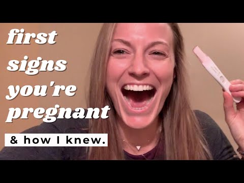Symptoms of Pregnancy FIRST WEEKS! How I knew I was pregnant!