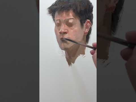 Acrylic portrait painting ❤️ || learnn to draw portrait tutorial || Drawlike pro