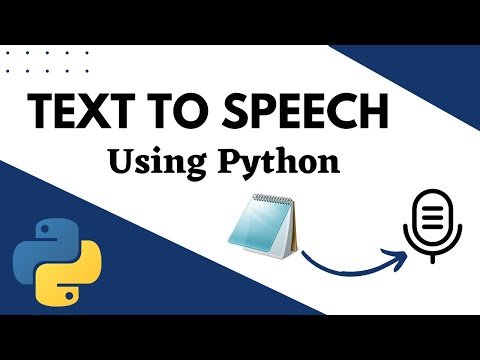 Convert Text To Speech Using Python Python Projects Tutorials