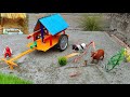 DIY Woodworking Ideas Making Cow Bullock Cart From Wooden Sticks