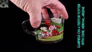 Garfield Teeter Totter mug McDonald's ( 1978-1980)