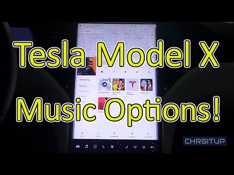 Tesla Model X - Music Options!