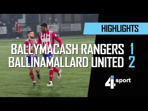 Ballymacash Rangers 1 - 2 Ballinamallard United - 04 Jan 25