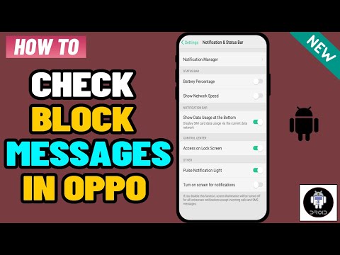 How to check block messages in oppo 2026 [Educational Purpose]