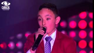 Juan Sebastián cantó 'La Bikina' de Rubén Fuentes - LVK Colombia- Audiciones a ciegas - T1