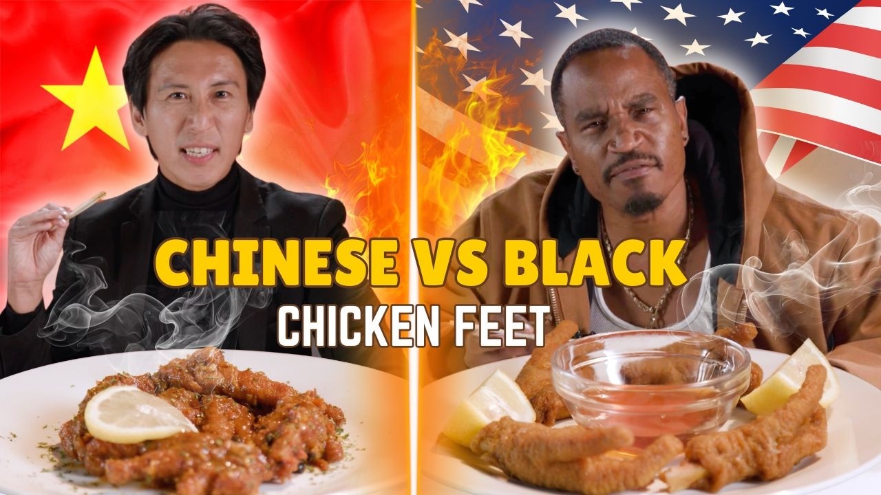Chinese vs Black: We Try Each Other's Chicken Feet ⎸ Taste Wars