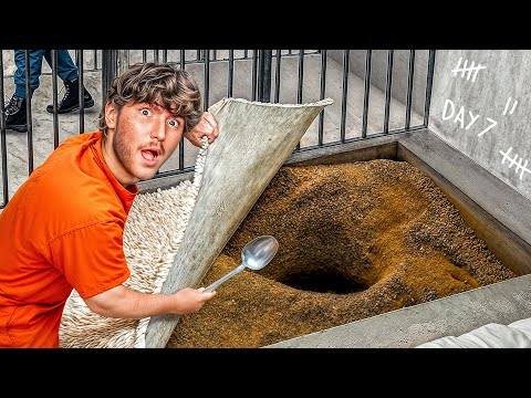 Escaping PRISON With Only a SPOON.. (Full Game)