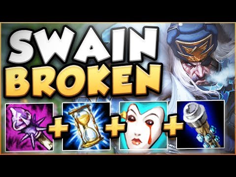 NEW REWORKED SWAIN IS ACTUALLY 100% BUSTED ON LIVE SERVERS! REWORKED SWAIN TOP! - League of Legends