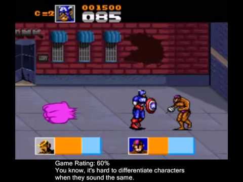 WhaDaFah! Captain America & The Avengers - Beat 'em Up Port Gone Boring
