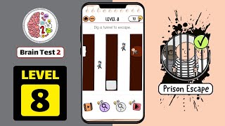Brain Test 2 Prison Escape Level 8 Walkthrough