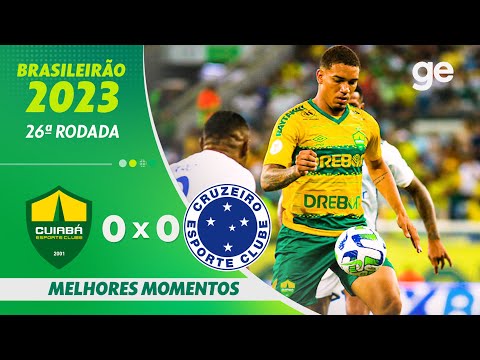 Gols e lances de Cuiabá x Cruzeiro