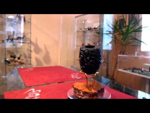 Pipa radica half bent fatta a mano - www.paronellipipe.it