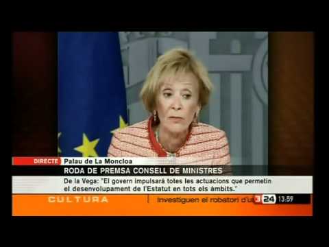 La Voz de Barcelona - vozbcn.com - De la Vega restaurar Consejo Justicia Cataluña