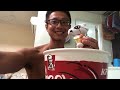 阿毛愛吃雞雞🐔🐔9/9 9隻 ¥299 in KFC挑戰成功??? 加上練琴實況