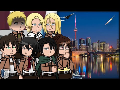 AOT react to Our Modern World | Life Without Titans