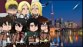 AOT react to Our Modern World | Life Without Titans