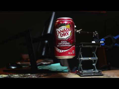 Jumping Ginger Ale Can