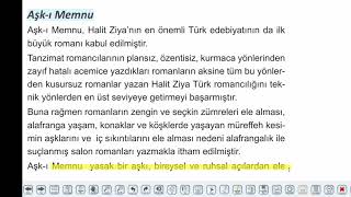 Eğitim Vadisi AYT Edebiyat 23.Föy Servetifünun Döneminde Roman Konu Anlatım Videoları