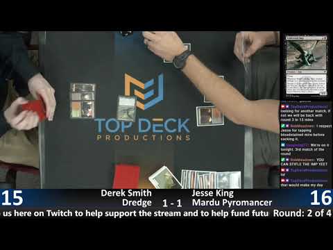 Tuesday Night Modern (5/7/19) Derek Smith (Dredge) vs. Jesse King (Mardu Pyromancer)