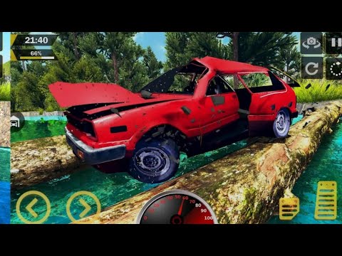 Impossible Bridge VS Car Crash Car Game