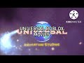 Universal Roblox Movies Logo 2006 Present