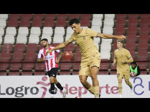 Alvaro Cortes Barca Atletic Debut vs SD Logroñes (27/8/23)