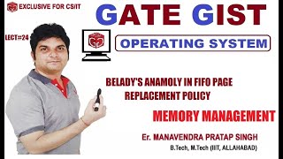 BELADY'S ANAMOLY  in FIFO Page  Replacement Policy