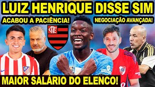 LUIZ HENRIQUE DISSE SIM PARA O FLAMENGO! O NEGÓCIO ESTÁ MUITO AVANÇADO! MENGÃO SE IRRITA COM ALMADA!
