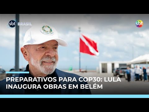 Lula desembarca em Belém para entregar obras e participar de eventos da COP30 | #SBTBrasil