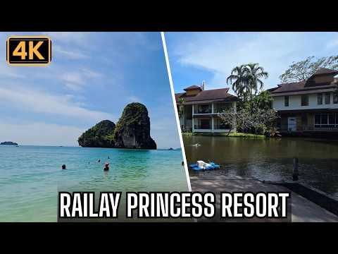 Railay Princess Resort Krabi | Walk Around + Walk to the Beach (4K)