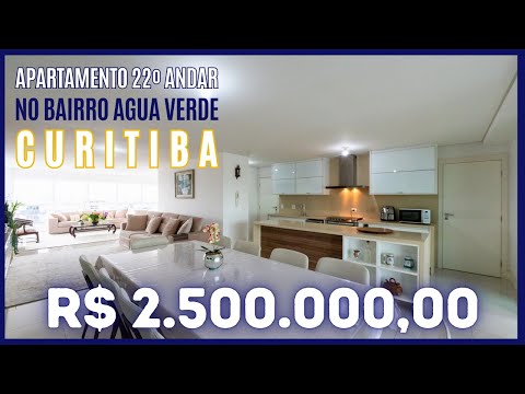 APARTAMENTO INCRÍVEL NO CORAÇÃO DO ÁGUA VERDE EM CURITIBA-PR